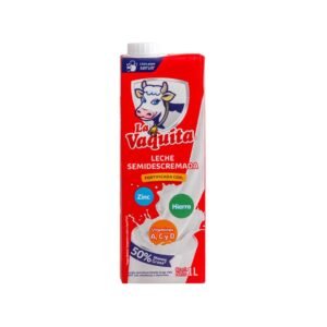 Leche Semidescremada La Vaquita 1 L / FS0011