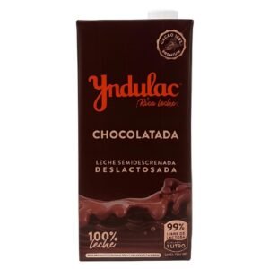 Leche Semidescremada y Deslactosada Indulac Chocolatada 1 L / FS0011