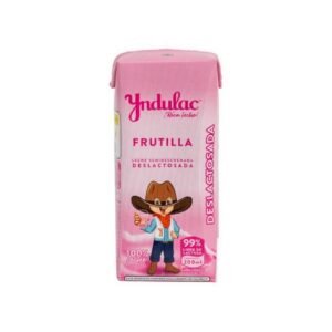 Leche Semidescremada y Deslactosada Indulac Frutilla 200 ml / FS0011