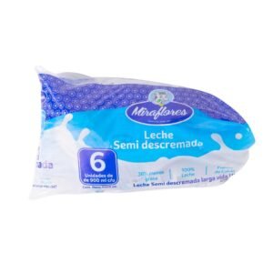 Pack 6 uds Leche Semidescremada Miraflores 900 ml / FS0011
