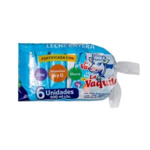 Pack 6 uds. Leche Entera La Vaquita Funda 900 ml / FS0011