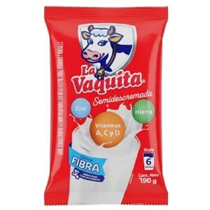 Leche Semidescremada en Polvo La Vaquita 190 g / FS0011
