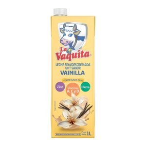 Leche Semidescremada La Vaquita Vainilla 1 L / FS0011